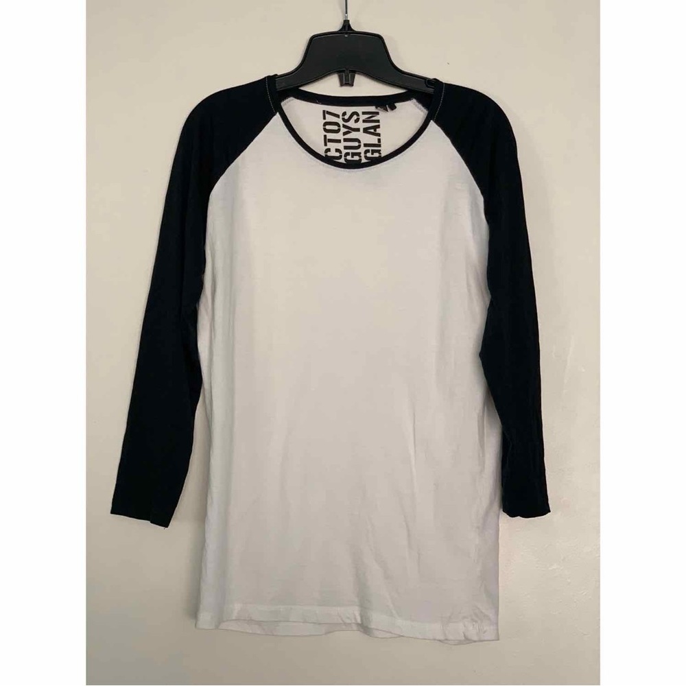 Black & White Baseball Tee